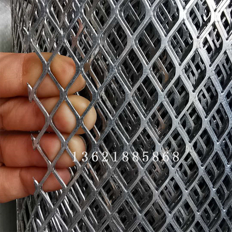 镀锌压平钢板网菱形网拉伸网扩张网铁板网10*20mm小孔铁丝网