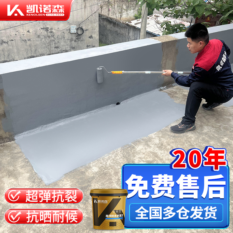 屋顶防水补漏材料楼顶房屋平房漏水外墙防水涂料裂缝防漏胶堵漏王