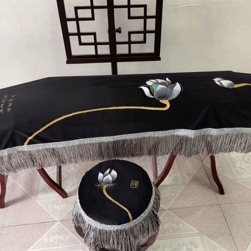 古筝凳子罩曲谱架罩鼓凳子罩定制方形凳子罩夹棉防滑