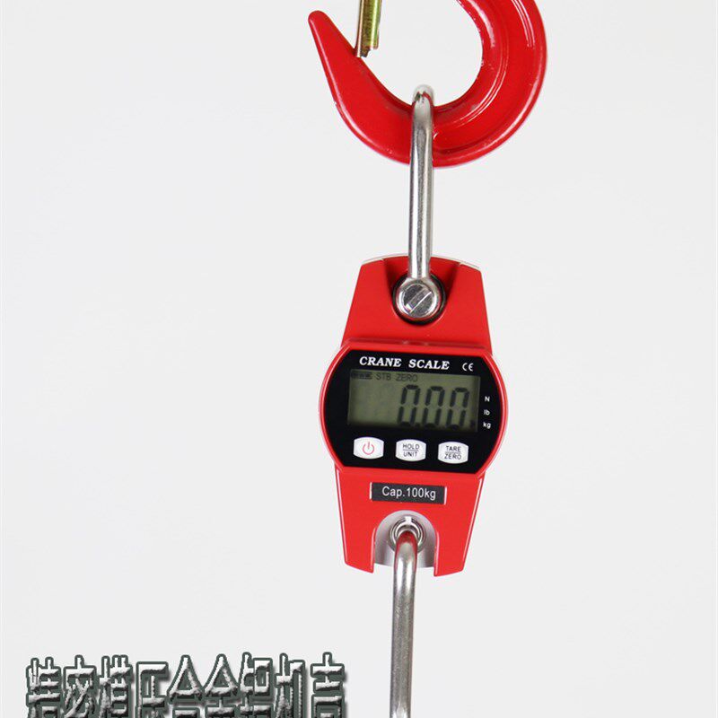 昂轩促销小量程60kg数字拉力测力计200公斤300kg便携式拉力仪吊称