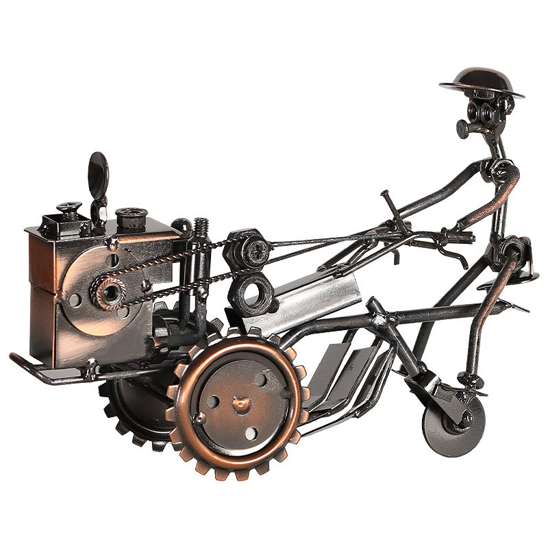 复古铁艺拖拉机金属模型摆设创意书桌家庭家居装饰工艺品书架摆件,家居饰品,装饰摆件,淘宝优惠券,粉丝福利购,淘宝优惠卷