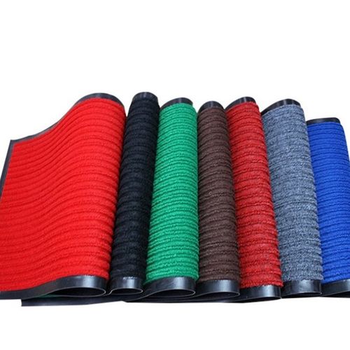 可裁剪地垫双条纹地毯门垫加厚楼梯走廊酒店宾馆整卷红地毯垫子