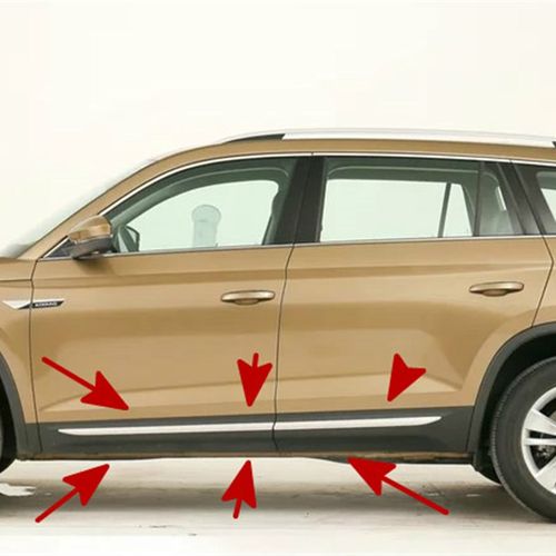 适用柯迪亚克车门护板车身装饰亮条防擦条车门防撞饰板装饰条原厂