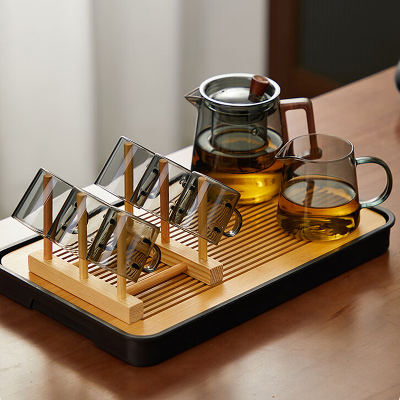 玻璃茶具套装家用茶壶泡茶办公室煮泡茶壶茶盘茶杯功夫茶具整套