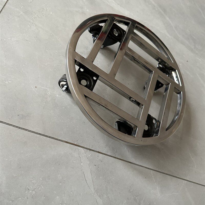 不锈钢花盆可承重底座托架可移动万向轮置物盆景架鱼缸底座