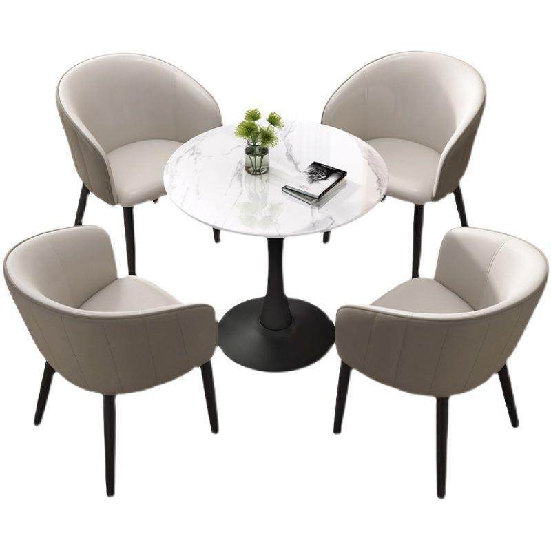 洽谈桌椅现代简约岩板接待小圆桌轻奢4s店前台休闲区阳台桌椅组合,电子元器件市场,其它元器件,淘宝优惠券,粉丝福利购,淘宝优惠卷