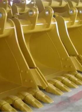 500kg工程机械配件 黄色 挖掘机挖斗R500铲斗原装斗子