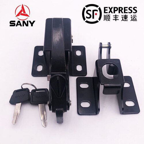 挖掘机配件三一245 265 305 335 365-10 485新款机罩锁发动机盖锁
