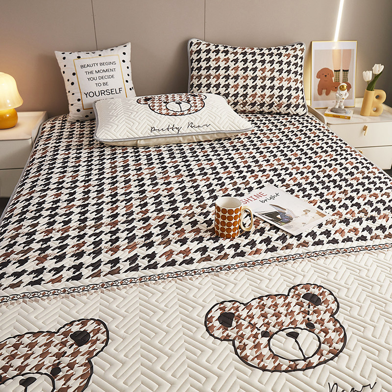 儿童夏季冰丝乳胶凉席三件套床笠款可水洗A类凉感丝家用空调席子,床上用品,乳胶席,淘宝优惠券,粉丝福利购,淘宝优惠卷