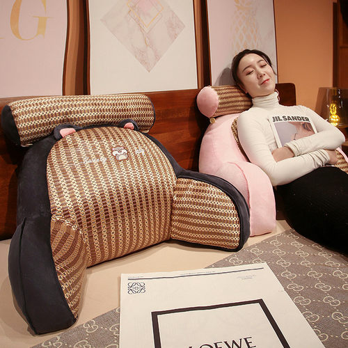 床头护腰靠垫软包凉席腰枕学生宿舍床头看书靠枕沙发大靠背靠枕垫