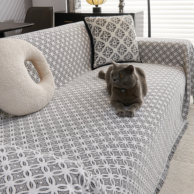 一整套夏季沙发盖布巾防猫抓水洗防尘沙发垫布艺全包通用沙发垫套,居家布艺,沙发垫,淘宝优惠券,粉丝福利购,淘宝优惠卷