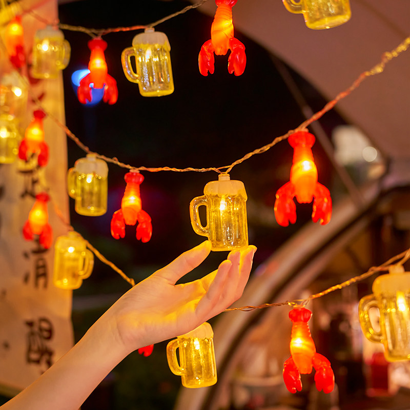led小彩灯夜市摆摊啤酒龙虾灯氛围灯地摊电瓶专用USB后备箱装饰灯,节庆用品/礼品,装饰灯,淘宝优惠券,粉丝福利购,淘宝优惠卷