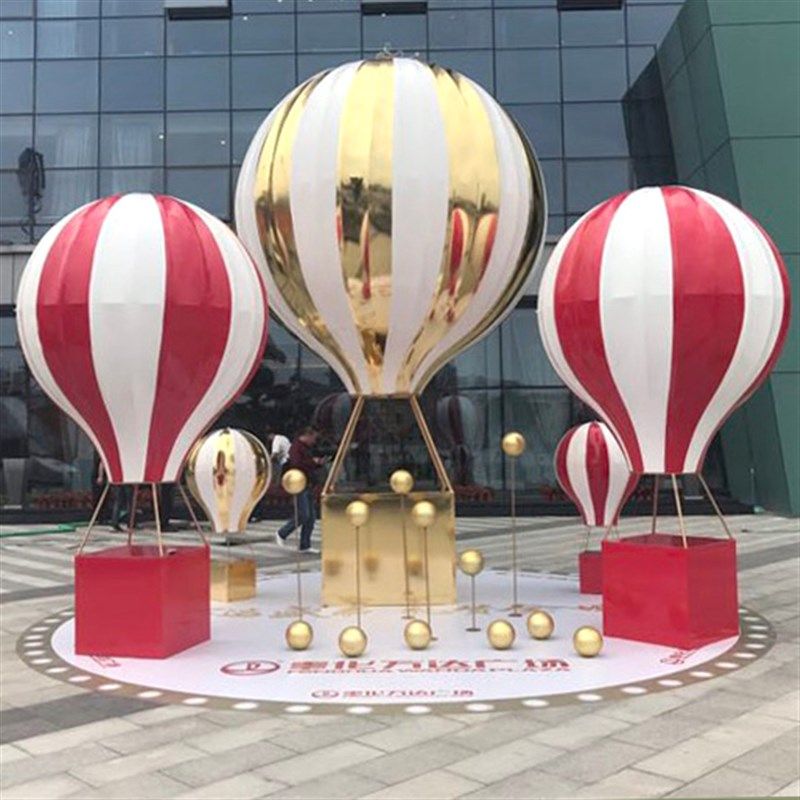 节日店铺美陈热气球装饰商场中庭吊饰 橱窗装饰摆件dp点展厅道具