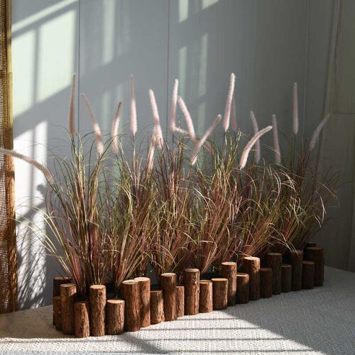 仿真假花绿植装饰花箱花槽售楼部餐厅隔断套装塑料娟花长栅栏插花