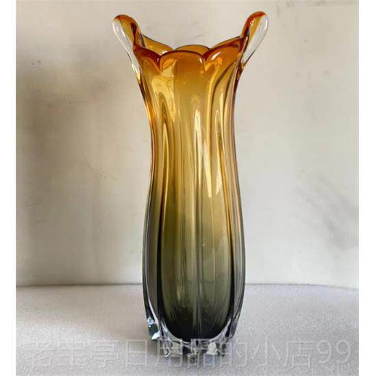 正品透明水养玻璃大花瓶专花用代轻高级感摆件现奢高端客厅插鲜花