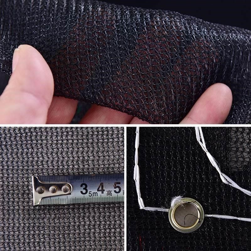 黑色安全网密目网防护网建筑工程工地施工尼龙网大棚遮阳网阻燃*