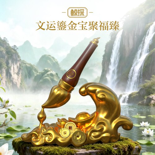 数字福礼文运鎏金宝聚福臻送学业送长辈送朋友数字藏品线上礼赠