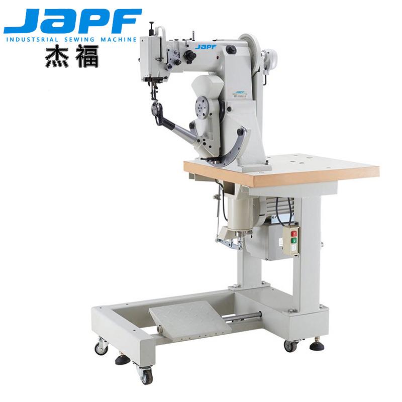 杰福168角内线机型牛摇臂双同步送料鞋棉拖运动JF-168鞋雪地靴中