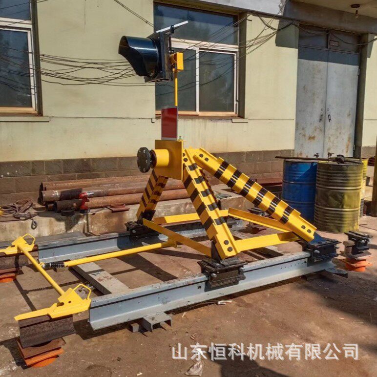 列车挡车器车挡 1435轨距固定式挡车器 铁路火车滑动式挡车器