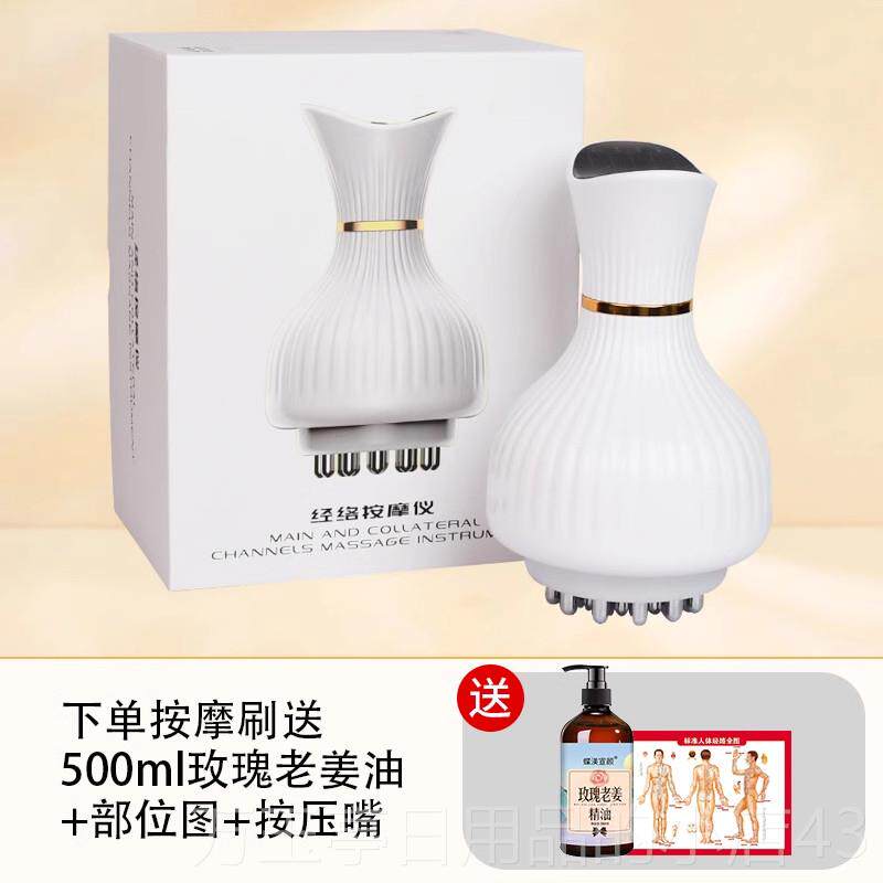 高档电动经络刷按摩全身通刷用疏通腿部刮仪器揉腹仪揉肚痧子神工图片