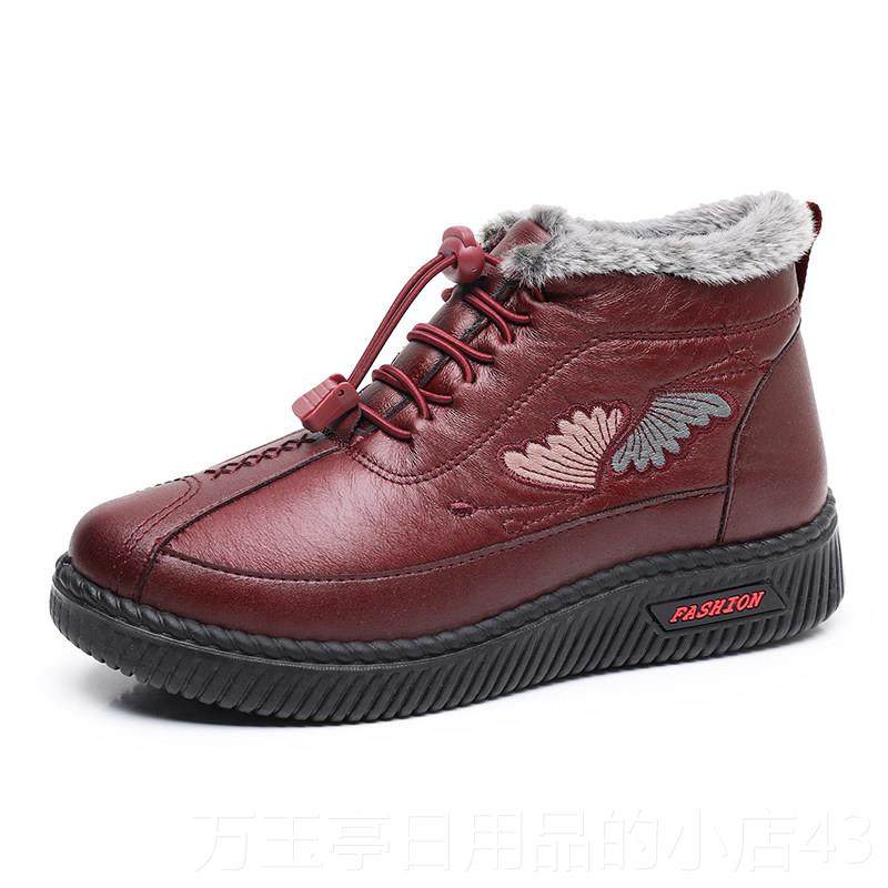 高档冬季女老北布鞋棉鞋中老年加绒厚妈妈鞋平底保暖防水老京人短,女鞋,时尚雪地靴,淘宝优惠券,粉丝福利购,淘宝优惠卷