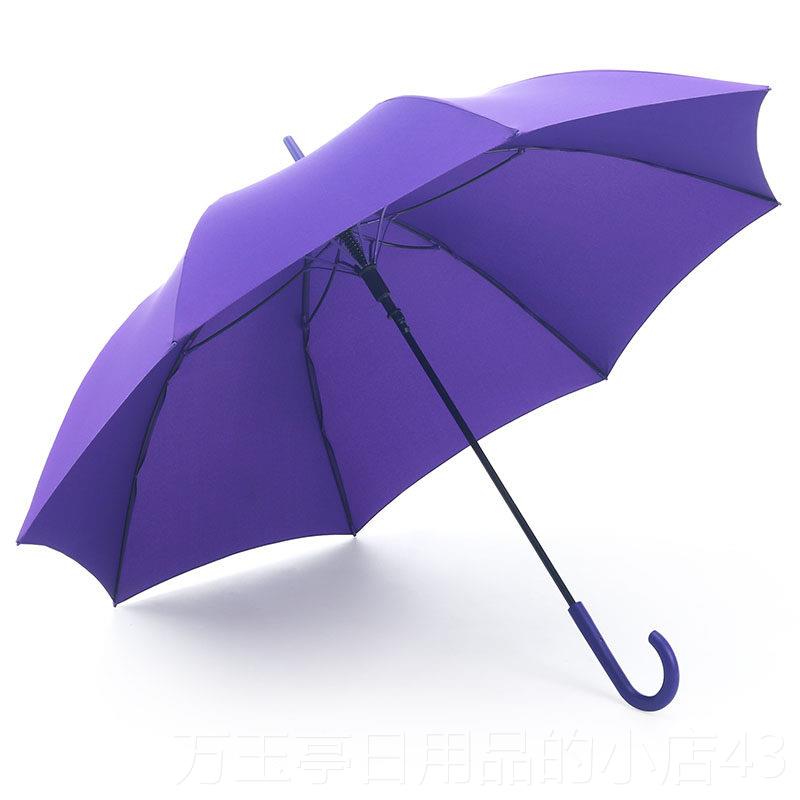 高档日时加大色加厚直全柄长柄纯雨伞动超自大号双人抗风伞自动雨图片