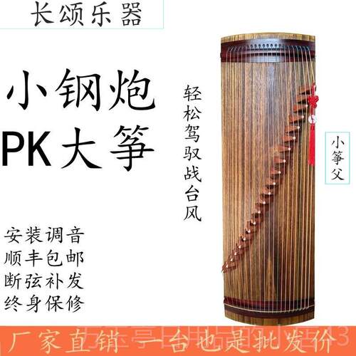 高档颂古 筝初学者可式携迷你儿童初长学入门 实木专业级1米小古