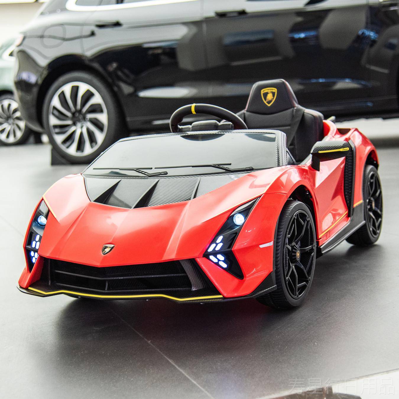 正品兰博基尼儿童电动车四轮4带遥跑车男女小孩控玩宝宝可坐人驱