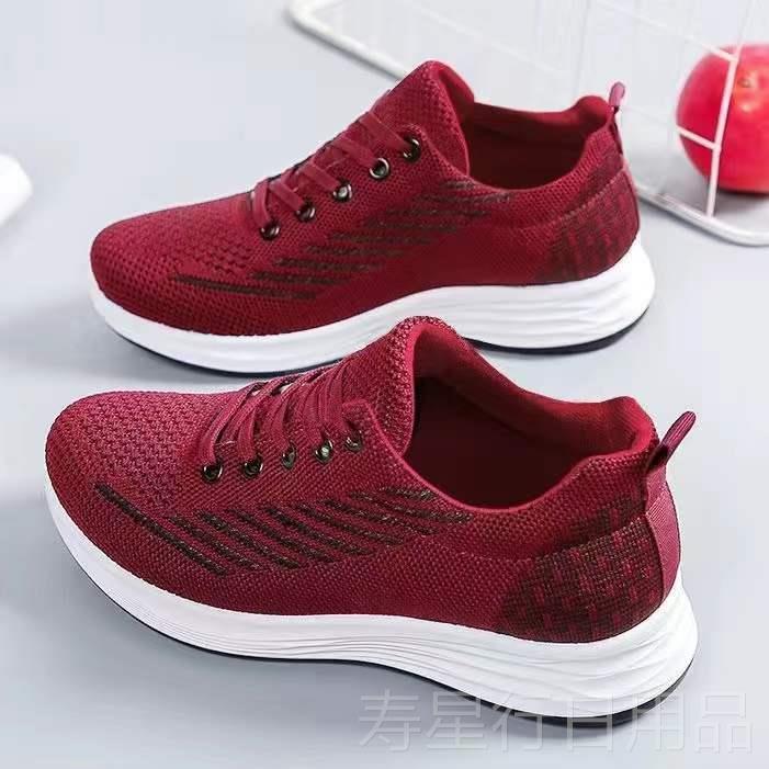 正品老年北京布鞋女夏季新款王弥漫透老气脚蹬中舒适软一底妈妈鞋