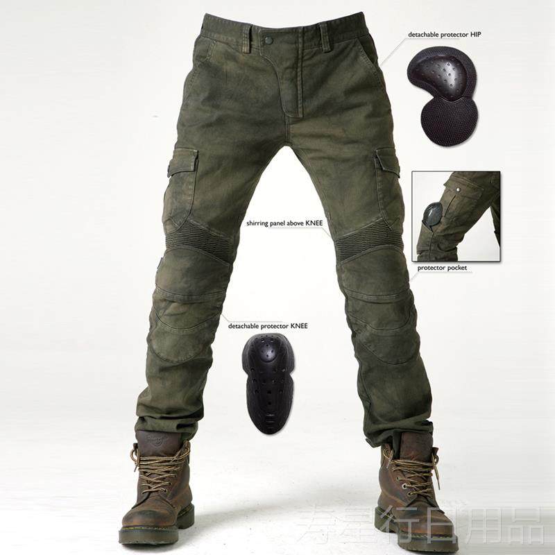 正品u男lbros丑兄弟摩托y车骑行裤赛车裤四季防摔机g车服牛仔裤子