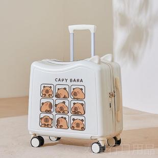 正品男儿童李箱女行孩高颜值可坐骑2寸密码箱可上飞机旅行拉杆0皮