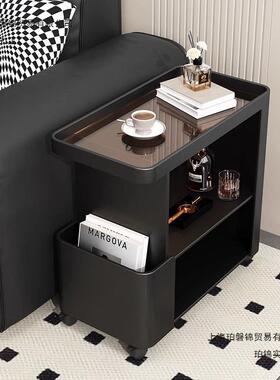 奢轻款创意厅移动小推车铁JPU艺现代客家用沙发几简约茶置物架床