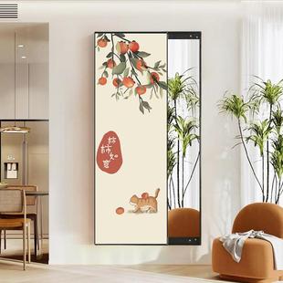 f试t玄关全身唯美隐式 饰画客厅衣镜壁挂 镜子藏XWA小清新穿衣镜装