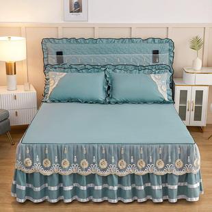 版 主蕾丝床罩单件CFA床裙床床韩套床单单双公人保护套