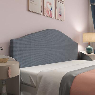 木板床定头规套罩欧式弧形圆复古HYuwlqul老式床头罩套制半不则靠