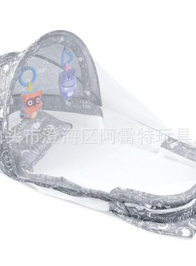 多功能加版携式分婴儿床宝便宝可拆FHX卸玩具隔床新生儿蚊帐安抚