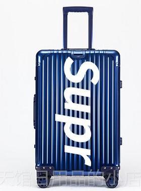 正品定制logo全铝镁合金红色4女行李箱2寸男旅箱su2p拉杆箱0行登