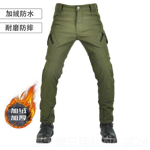正品VOLER 机车冬季防摔骑裤 防水绒加厚防风高腰机车加行防摔裤O