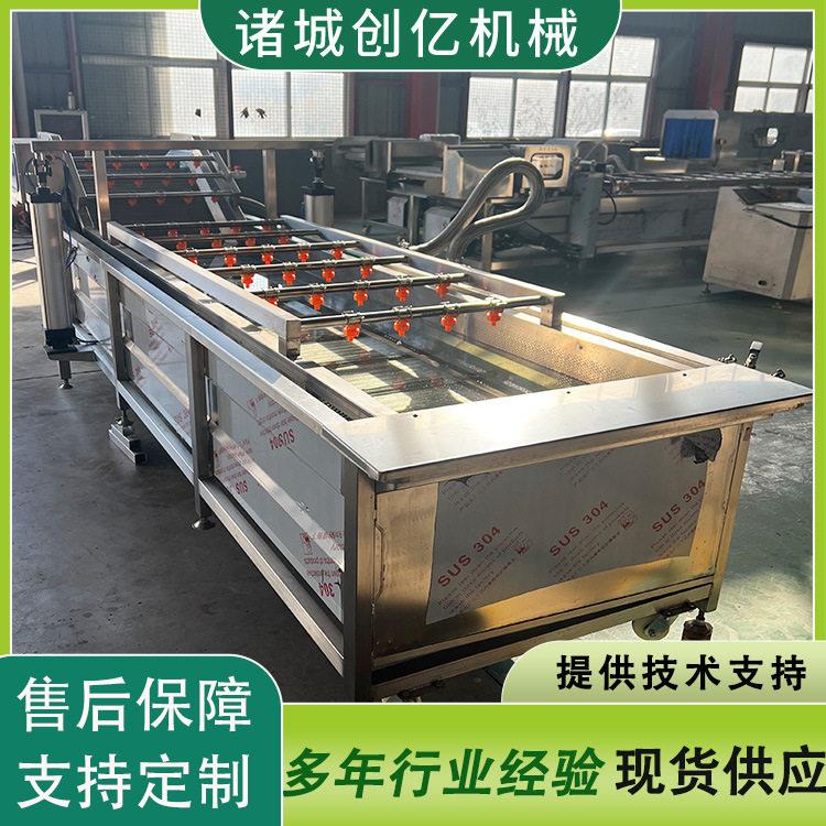 蔬菜水果清洗机净菜加工生产线现货供应樱桃李子柠檬气泡清洗机