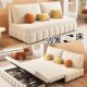 猫抓绒布折叠沙发床两用小户型客厅书房奶油风多功能伸缩床无扶手