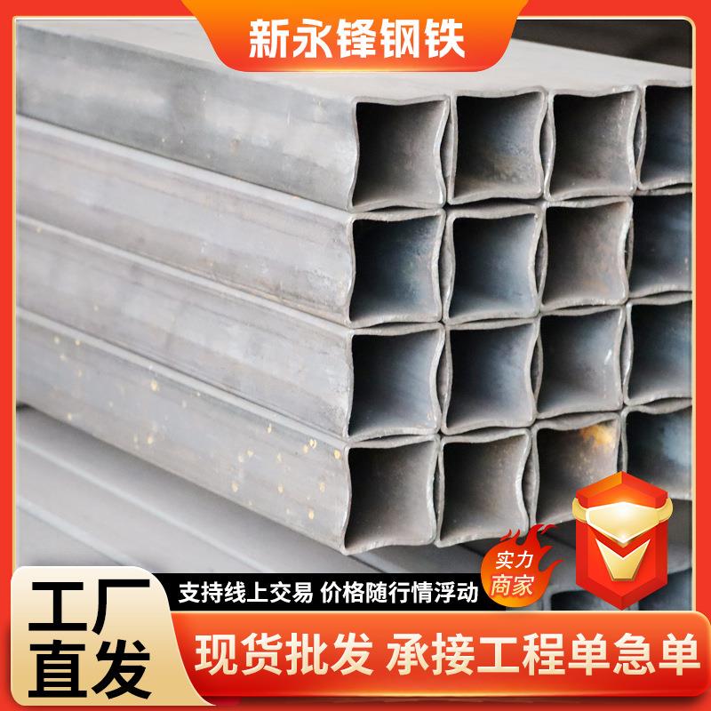 无缝方管幕墙焊接用小口径镀锌方通黑料厚壁方矩管6m方钢管