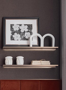 墙上隔断隔板书架书柜装饰柜子陈设品摆件样板间软装新房家居饰品