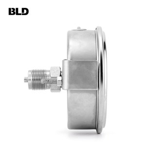 0.5 0.1 BLD北京布莱迪YTH 098.ZK不锈钢压力表中轴向卡子灭菌柜