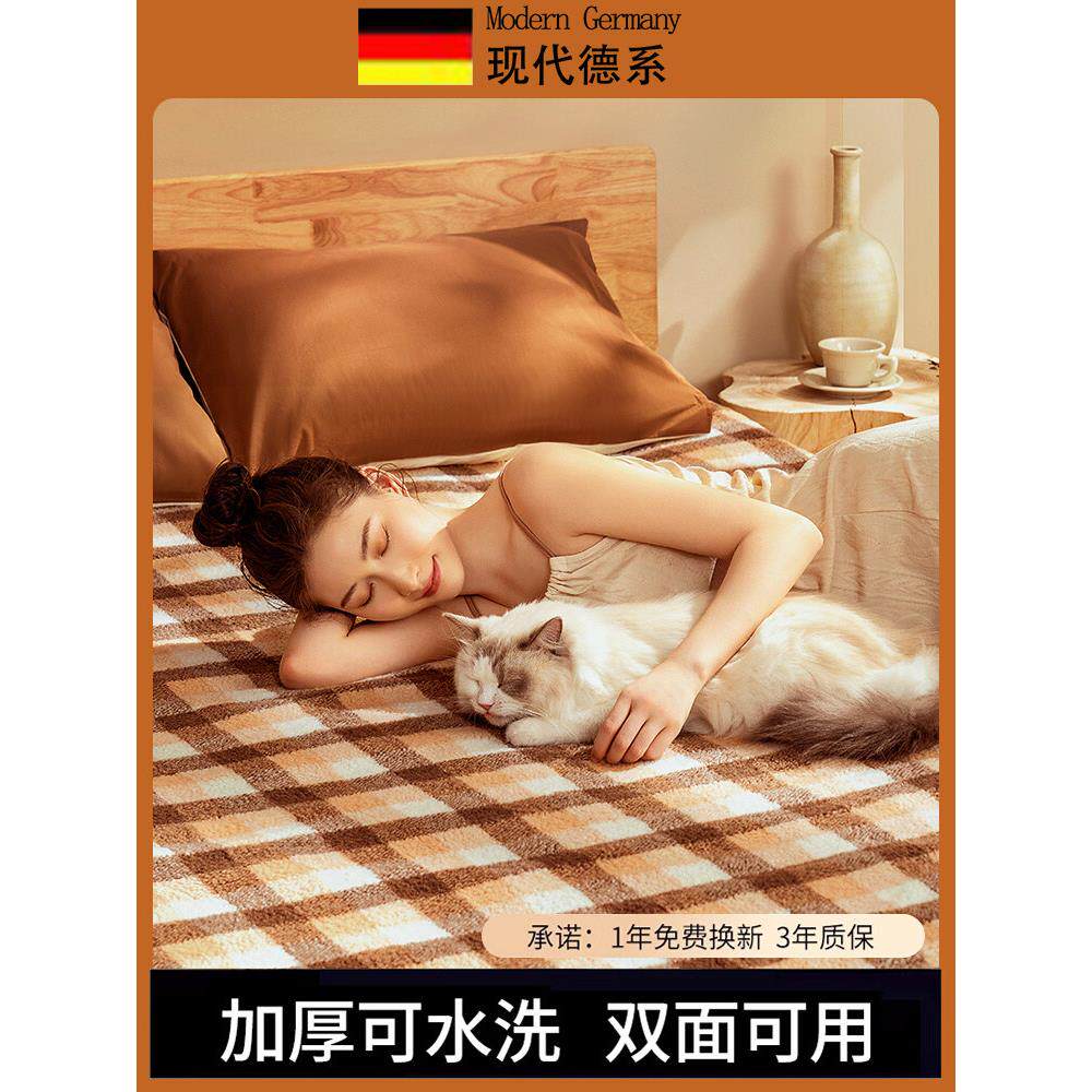 德国FZY电热毯2025新款家用单人双人智能调温电褥子可机洗电毯子