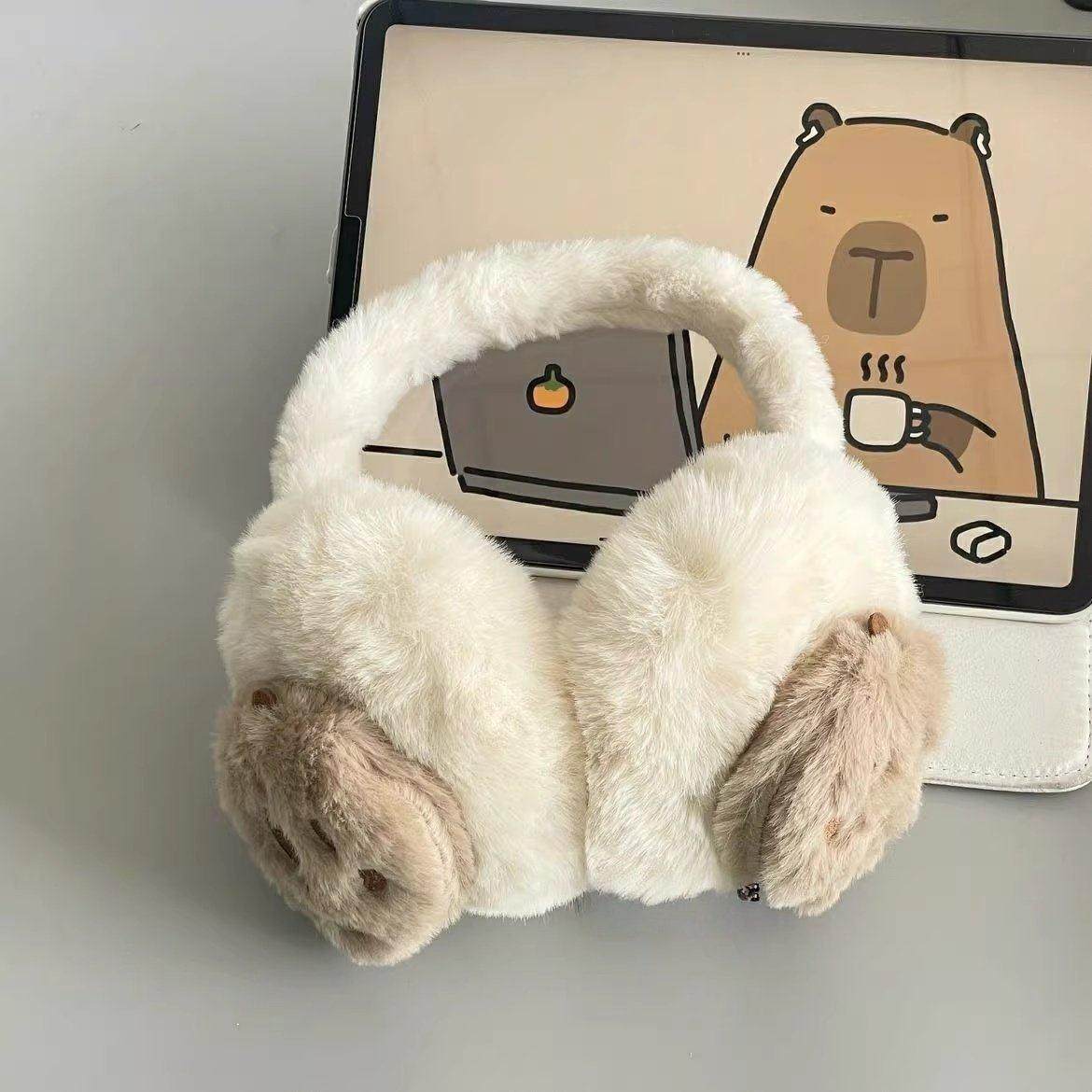 卡皮巴拉新款全包耳罩学生保暖,服饰配件/皮带/帽子/围巾,耳套,淘宝优惠券,粉丝福利购,淘宝优惠卷