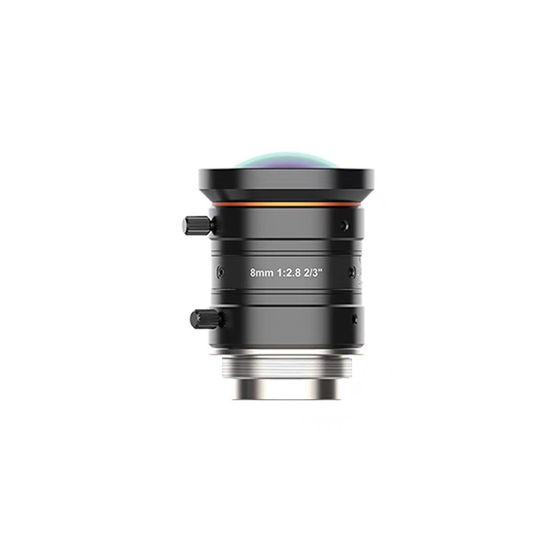 海康工业镜头MVL-MF0828M-8MP 镜头2/3 8mm 8MP F工业镜头海康