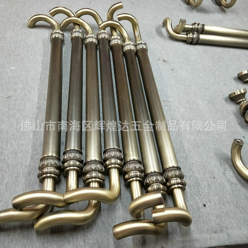 不锈钢门拉手加厚玻璃门拉手中式大门拉手复古酒店推拉双开门把手