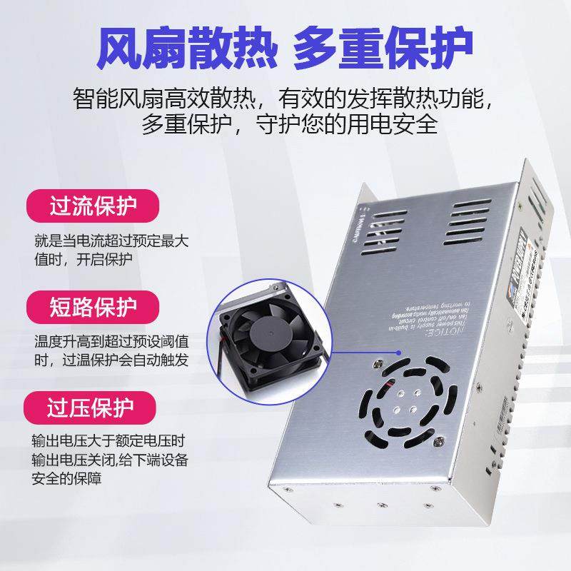 东莞0ce认证24V40W工业工控设备开源关电电监控驱P400W24V动源生