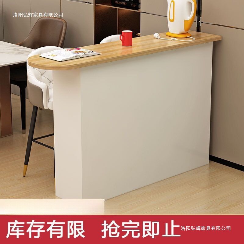 吧台桌家用小户型现代简约多功能客餐厅隔断柜厨房吧台餐边柜轻奢