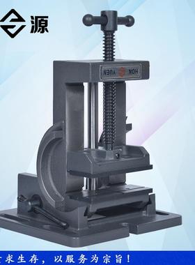 5IJ可倾导杆O式角度平夹口钳0-90度WHZ倾斜钻床台钳3寸4寸台钻虎